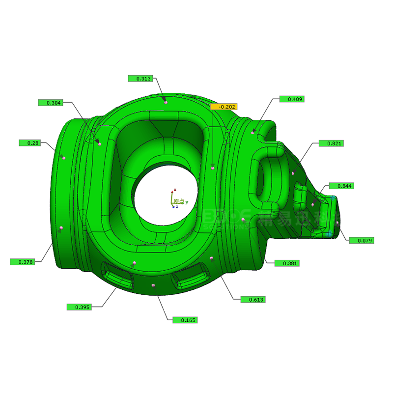 精密鑄造件3D全尺寸檢測解決方案——藍光拍照式3D掃描儀