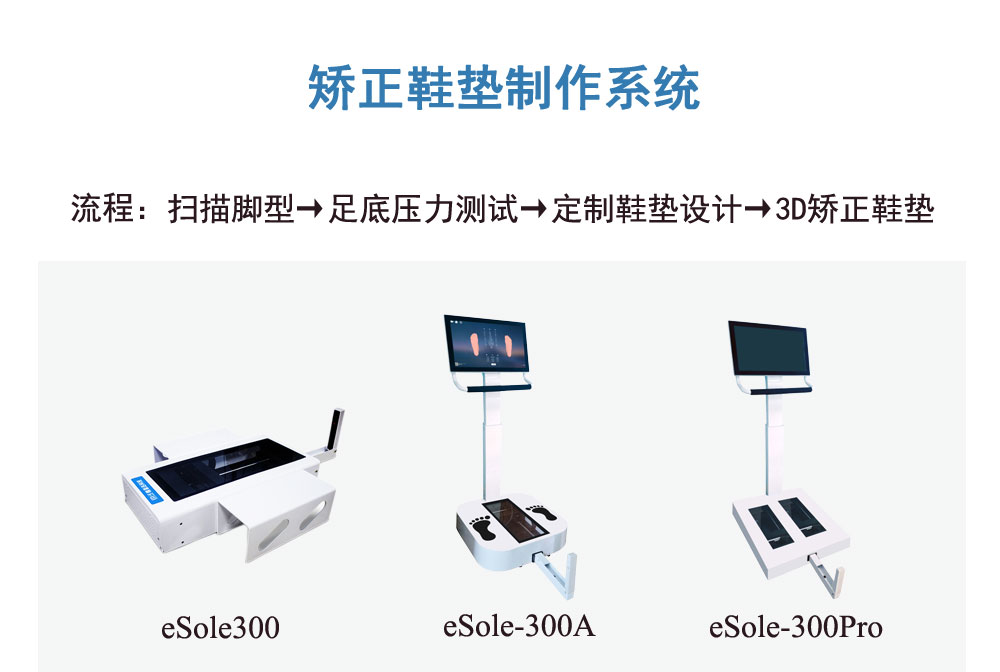 矯正鞋墊制作流程 3d打印機、雕刻機和足底三維掃描儀